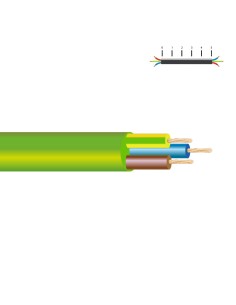 Manguera rz1-k 3 g 2,50 mm² verde euro/m