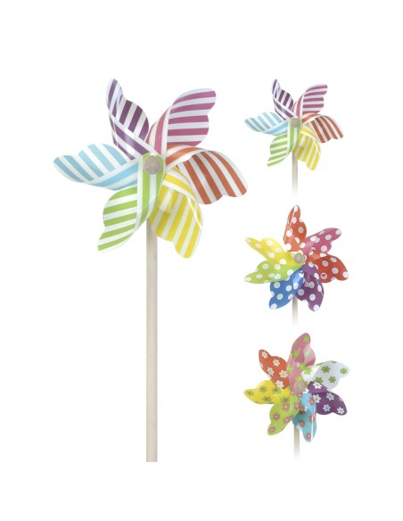 Molinillo de viento ø22x55cm colores / modelos surtidos