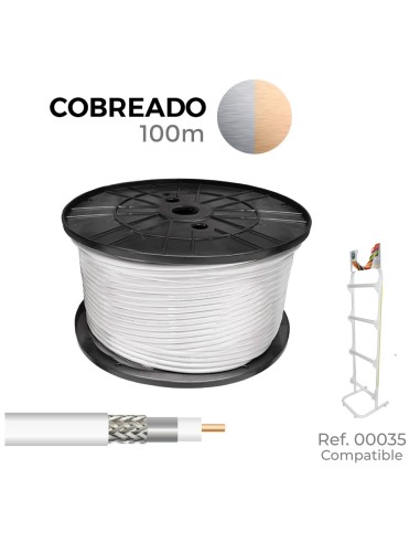 Cable coaxial apantallado cobreado euro/m