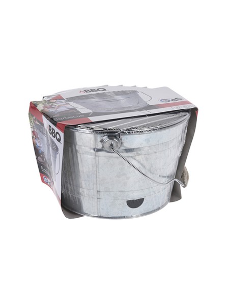 Barbacoa de zinc modelo barril ø27cm bbq