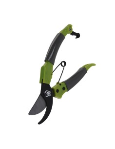 Tijeras de poda con mango verde/negro cuchilla de 185mm progarden
