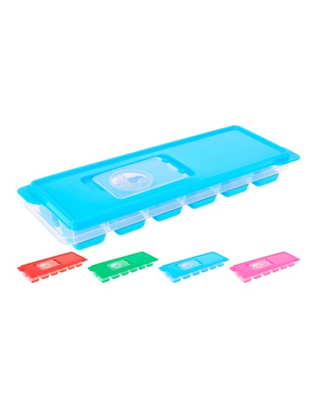 Cubitera con tapa en polipropileno colores surtidos