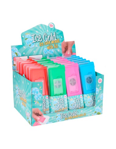 Cubitera con tapa en polipropileno colores...