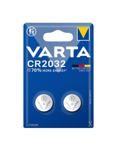 Micro pila de boton lithium cr2032 3v (blister 2 unid.) ø20,0x3,2mm