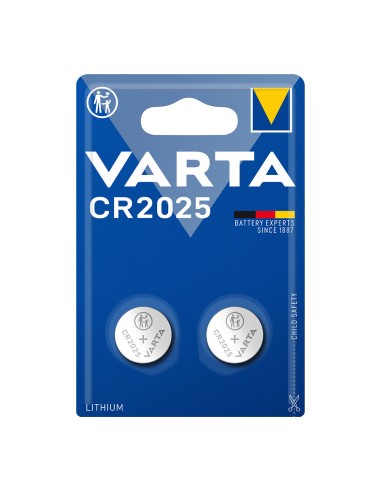 Micro pila de boton lithium cr2025 3v (blister 2 unid.) ø20,0x2,5mm
