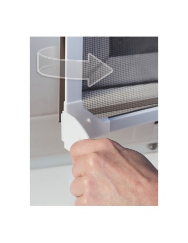 Mosquitera con marco magnetico blanco 120x120cm