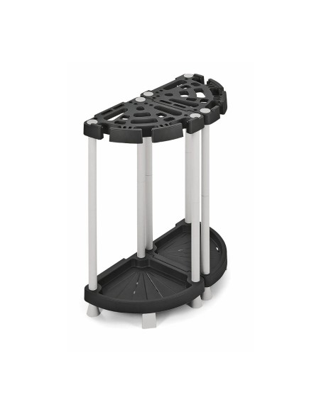 Porta herramientas de jardin aluminio / pvc 73 x 37,5 x 77,5 cm