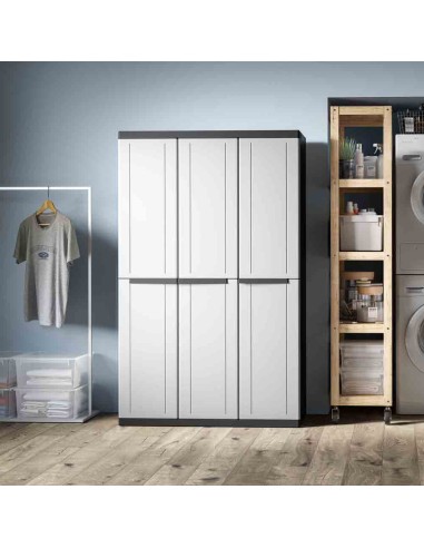 Armario c-line 102a, 3 puertas, 102 x 39 x 170 cm