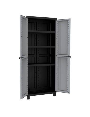 Armario twistblack2680, 3 baldas, 68 x 39 x 170 cm