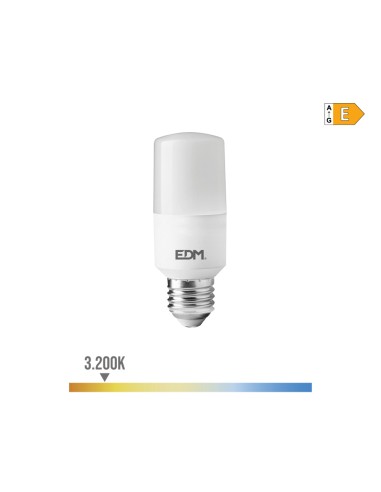 Bombilla tubular led e27 10 w 1100 lm 3200 k luz calida ø4 x 10,7 cm