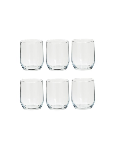 Set 6 vasos de agua de cristal coleccion paol 31,5cl