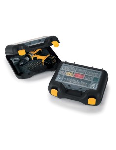 Maletin porta taladro con 11 compartimentos 38,7x34x13cm 2
