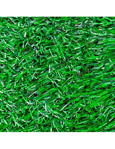 Seto artificial mixto. con laminas de pvc 1x3m color verde faura