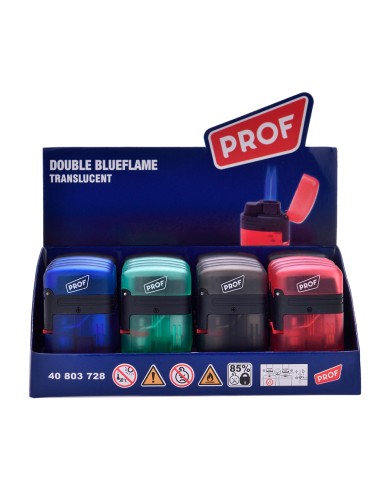 Encendedor storm doble llama transparente...