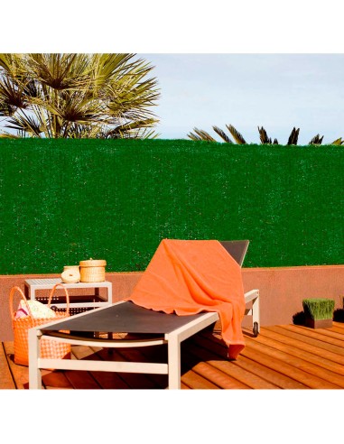 Seto artificial mixto. con laminas de pvc...