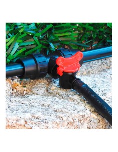 Pack de 2 valvulas de tubo 16mm a rosca 1/2" blue bird 2