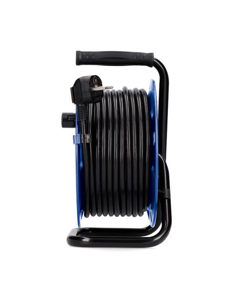 Enrollacables 15 m 3 g 1,50 mm² 4 tomas bipolares con t/tl profesional con protector termico