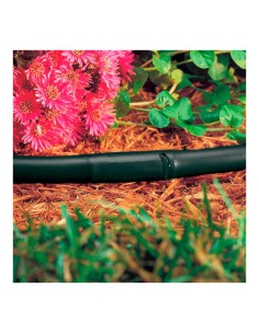 Rollo de 25m de tuberia de goteo 16mm con goteros a 35 cm 2 l/h color negro. blue bird 2