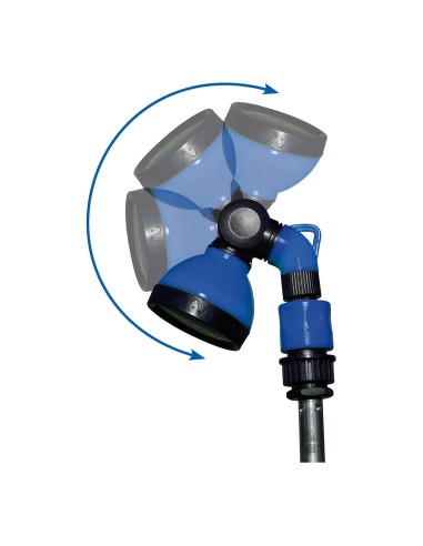 Ducha de jardin con tripode 130-210cm blue bird