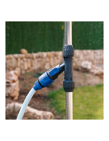 Ducha de jardin con tripode 130-210cm blue bird