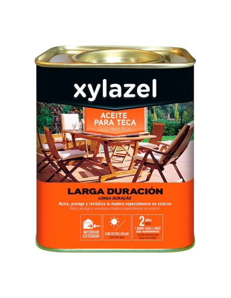 Xylazel aceite para teca larga duracion color natural 0.750l