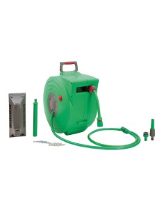 Recogedor automatico de manguera. para pared 20m superego