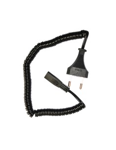 Cable recambio maquina afeitar braun-philips 1,8m rizada edm