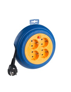 Enrollacables 03 m 3 g 1,50 mm² 4 tomas t/tl