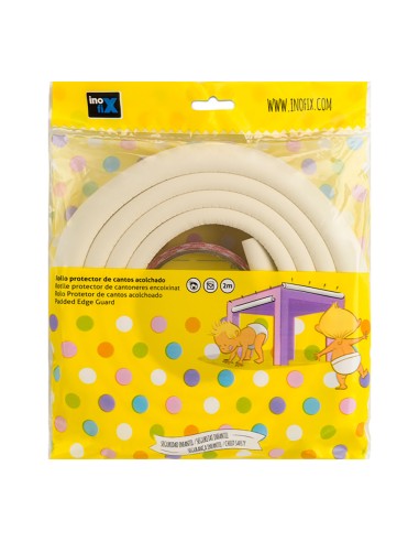 Rollo protector de cantos acolchado 2m blanco...