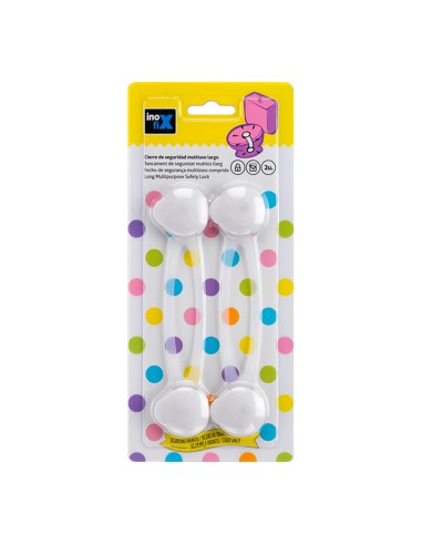 Cierre seguridad multiuso largo blanco...