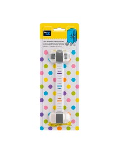 Cierre seguridad multiuso ajustable blanco 5102-2-001 (blister) inofix 2