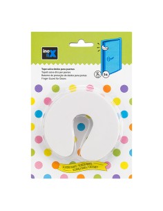 Tope salva dedos para puertas blanco 5200-2-001 (blister) inofix 2