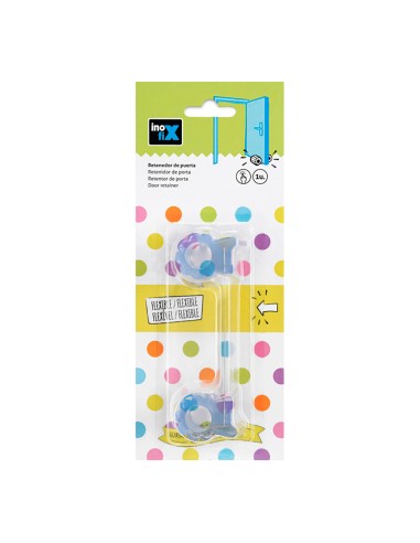 Retenedor puerta flexible transparente...