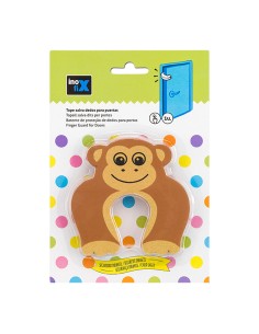 Tope salva dedos puertas marron 5211-4-001(blister) inofix 2