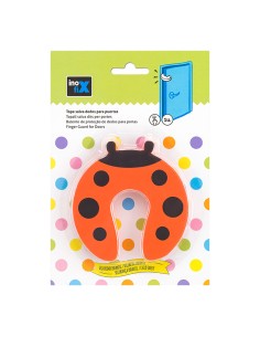 Tope salva dedos puertas rojo 5212-6-001 (blister) inofix 2