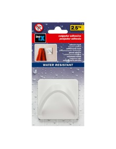 Colgador resistente al agua modelo cinta blanco (blister) 2