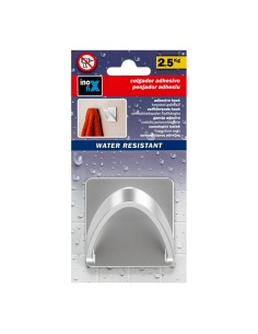 Colgador resistente al agua modelo cinta cromo (blister) 2