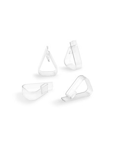 Pinza sujeta mantel transparente 1190-0-000 (blister 4 unid.) inofix