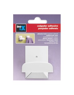 Colgador adhesivo metal-plastic grande (blister) 2