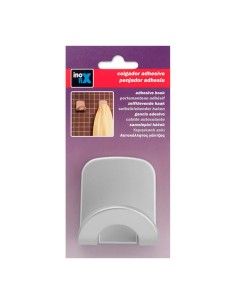 Colgador adhesivo arco cromo (blister) 2