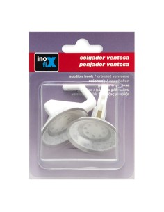 Colgador ventosa ø42mm articulado blanco 1208-2-000 (blister 2 unid.) inofix 2