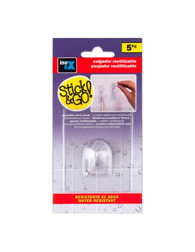 Colgador adherente reutilizable 80x62mm...