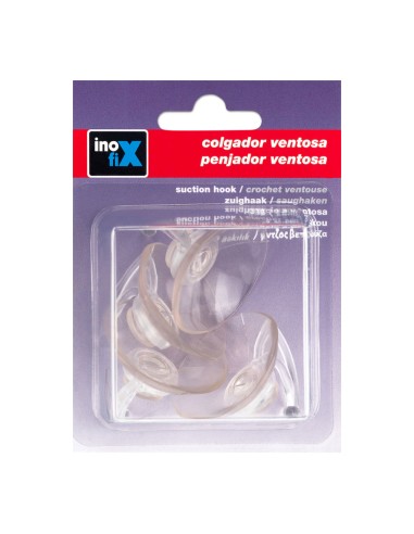 Colgador ventosa ø42mm transparente 1207-1-000...