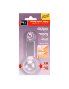 Tope retenedor giratorio adhesivo transparente (blister) inofix 2