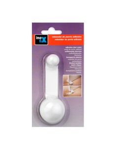Tope retenedor giratorio adhesivo blanco (blister) inofix 2