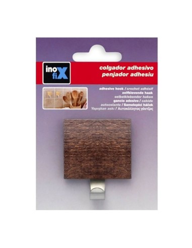 Colgador adhesivo wengue (blister)