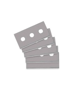 Repuesto cuchillas rascavidrios (blister 5 unid.) inofix