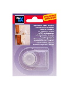 Tope y retenedor pinza adhesivos transparente (blister) inofix 2