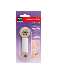 Tope retenedor giratorio metalico beige (blister) inofix 2