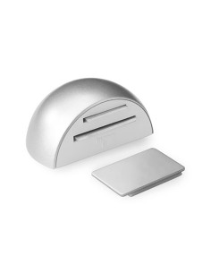 Retenedor adhesivo magnetico cromo mate (blister) inofix